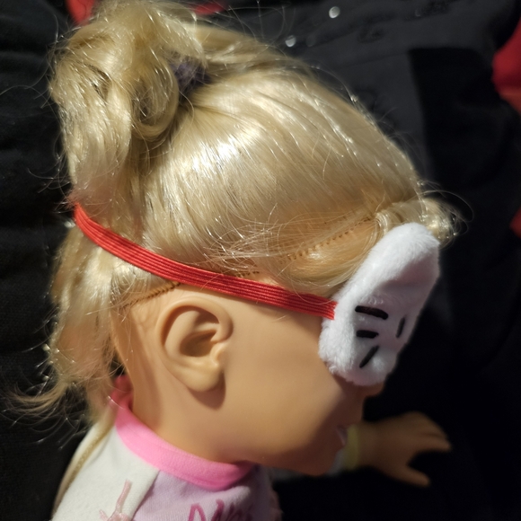 Hello Kitty Plush Doll Sleep Mask American Girl Our Generation L👀K Sanrio - Picture 2 of 10